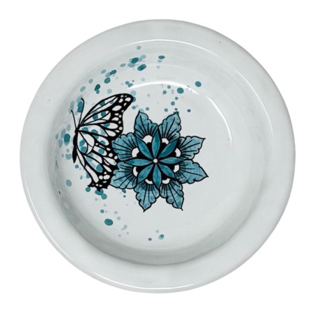 Small bowl 5.5" Butterfly Italian Pottery