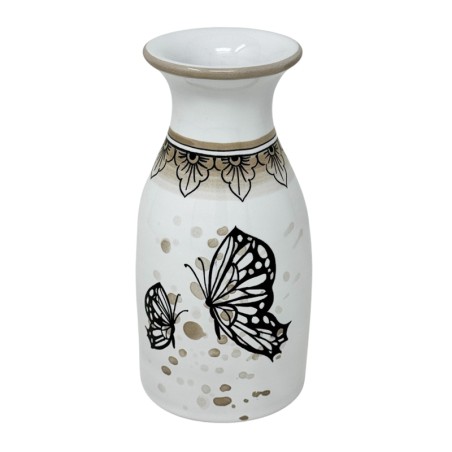 Vase 6" Butterfly Italian Pottery