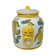 Oval Taormina Biscotti Jar 11" 2