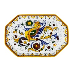 Plateau octogonal 38cm Raffaellesco