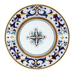 Assiette de table Ricco Deruta à bord lisse