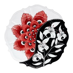 Orologio tondo 30cm Lilium