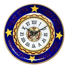 Round wall clock 12" Palio di Siena - Nicchio