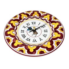 Round wall clock 12" Palio di Siena - Montone 2