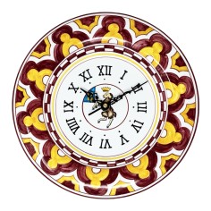 Round wall clock 12" Palio di Siena - Montone