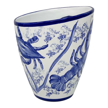 Vita di Mare Ice Bucket 10x8" Italian Pottery