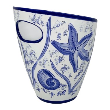 Vita di Mare Ice Bucket 10x8" Italian Pottery