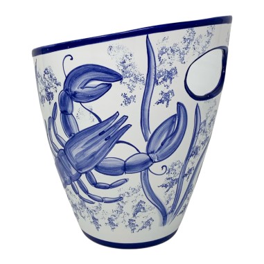 Vita di Mare Ice Bucket 10x8" Italian Pottery