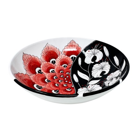 16" Lilium Bowl Italian Pottery