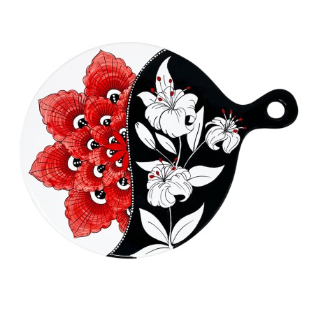 Lilium Cutting Board 10x13" Italian Pottery