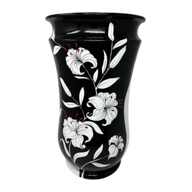 Lilium 20" Umbrella stand Italian Pottery