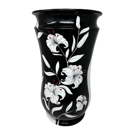 Lilium 20" Umbrella stand Italian Pottery