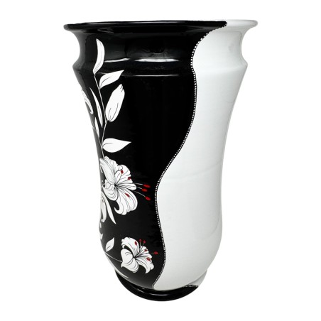 Lilium 20" Umbrella stand Italian Pottery