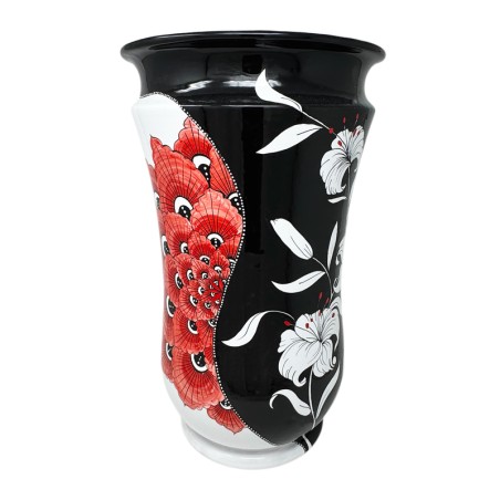 Lilium 20" Umbrella stand Italian Pottery