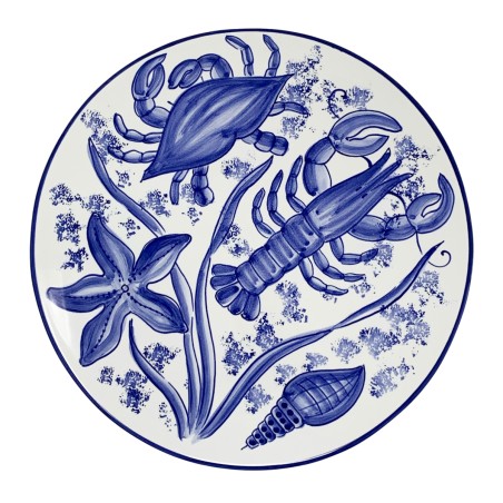 Vita di Mare Cake Plate 12" Italian Pottery