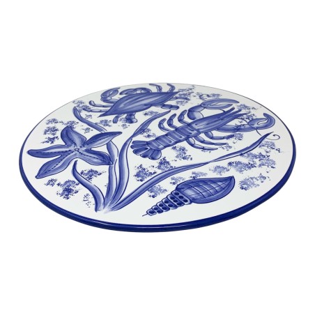 Vita di Mare Cake Plate 12" Italian Pottery