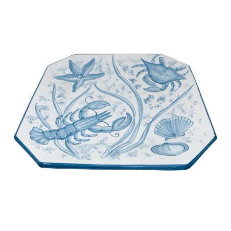 Vita di Mare Wall platter 14" Italian Pottery