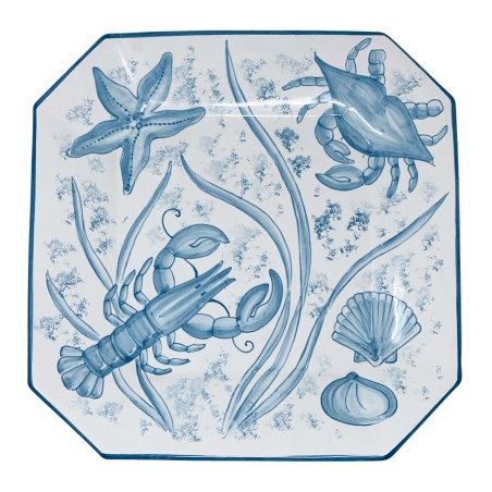 Vita di Mare Wall platter 14" Italian Pottery