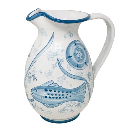 Vita di Mare Pitcher Italian Pottery