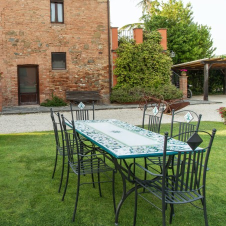 Table en pierre de lave Ricco Deruta Vert