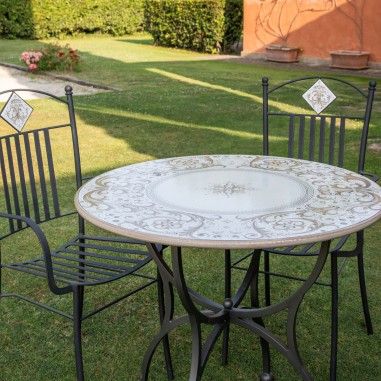 Lava Stone Table Ricco Deruta Beige Italian Pottery Lava Stone Table Ricco Deruta Beige Italian Pottery