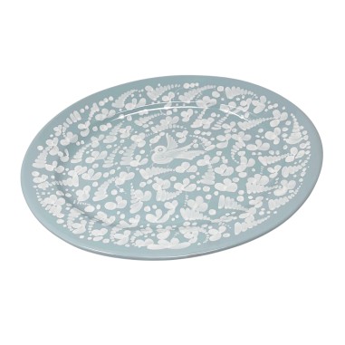 Nuvola oval tray Italian Pottery