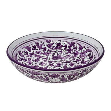 Saladier Arabesco Design complet Céramique artisanale italienne originale de Deruta