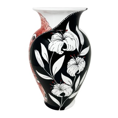 Lilium Vase Italian Pottery