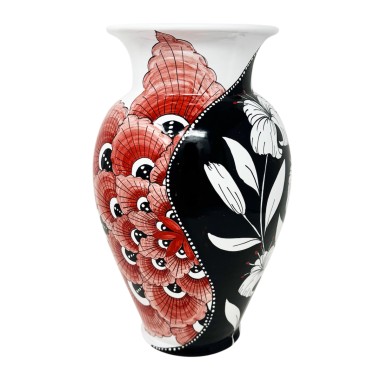 Lilium Vase Italian Pottery