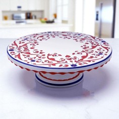 Cake stand 14" Asso di Cuori