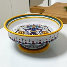 Ricco Deruta Pedestal Bowl 12"