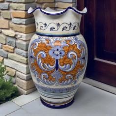 Porta ombrelli ceramica artigianale di Deruta