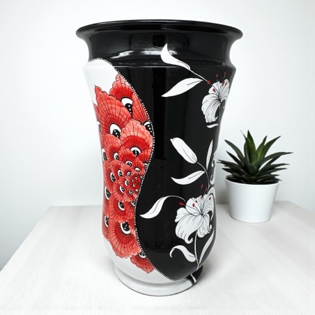 Lilium 20" Umbrella stand Italian Pottery