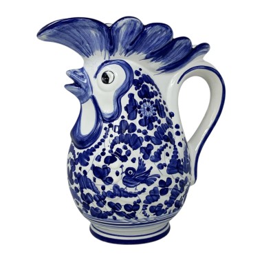 MioCocorico Arabesco Rooster Pitcher Italian Pottery