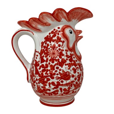 MioCocorico Arabesco Rooster Pitcher Italian Pottery