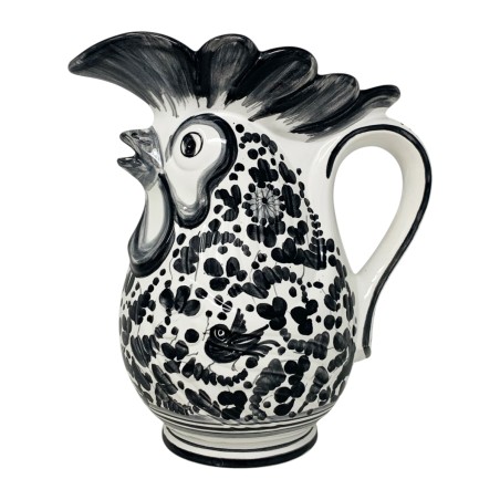 MioCocorico Arabesco Rooster Pitcher Italian Pottery