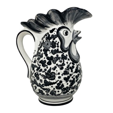 MioCocorico Arabesco Rooster Pitcher Italian Pottery