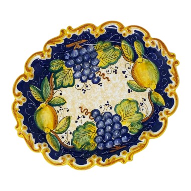 Vassoio Smerlato 33cm Bacco