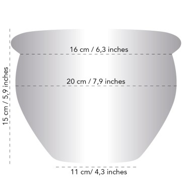 Bacco Planter Italian Pottery