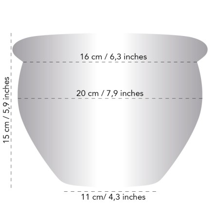 Bacco Planter Italian Pottery