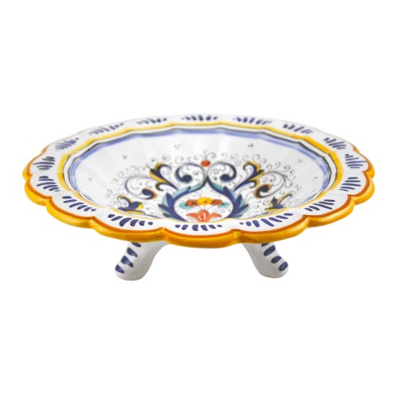 Coupe à fruits à bord festonné 25cm Ricco Deruta