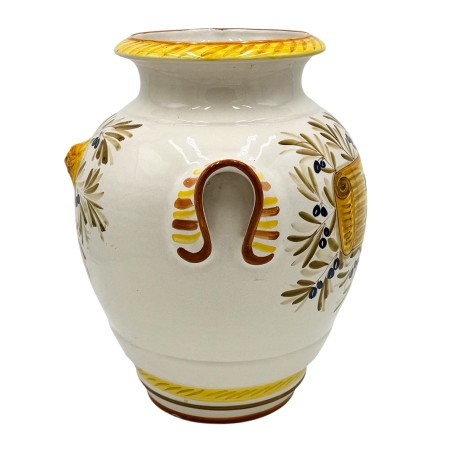 Orcio 45cm Olio de Oliva  ceramica di deruta