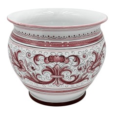 Red Ricco Deruta Planter 2