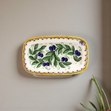 Assiette murale Olive