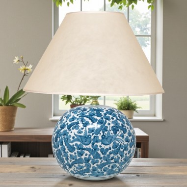 Lampada 55cm Arabesco Turchese