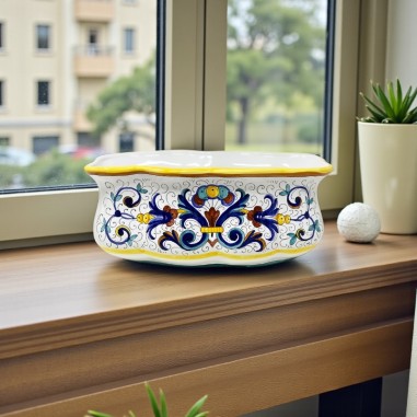 Rectangular planter 15x8" Ricco Deruta