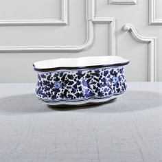 Jardinière 40x20cm Arabesco Blu