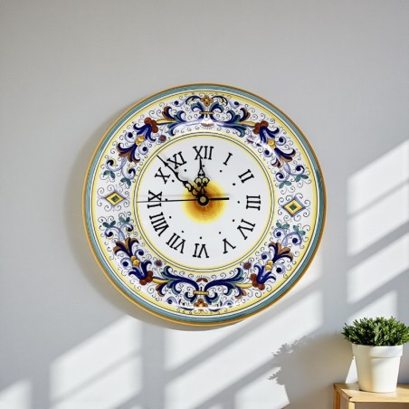 Horloge murale rond 30cm Ricco Deruta