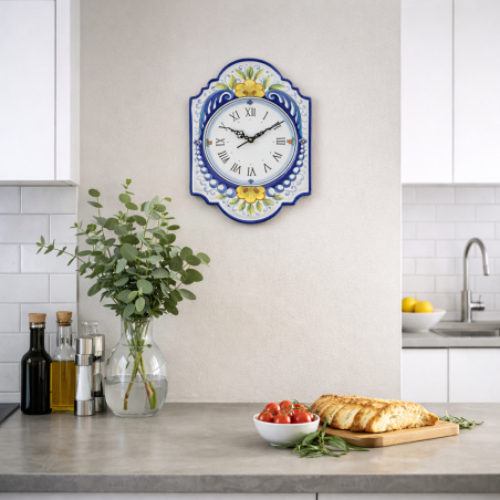 Blue Wall clock 15"