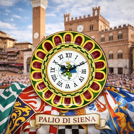 Orologio cm.30 Palio di Siena - Drago